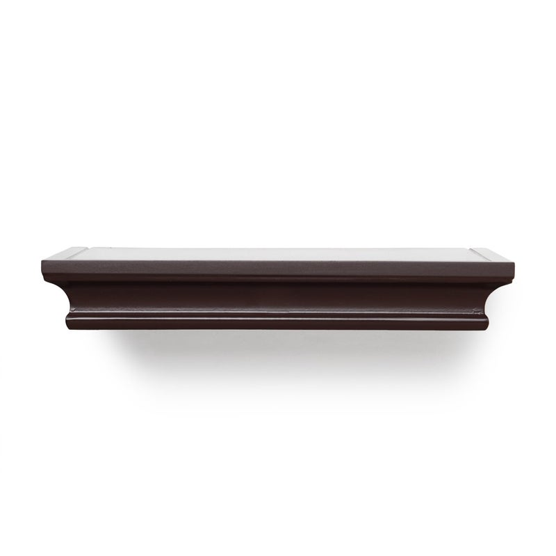 AH-DECOR AHDECOR Floating Shelves Wall Mounted, Deeper Wall Storage Shelf for Home DÃ©cor, Super Sturdy, Easy to Install, 12â€ Wide, 7.75â€ Deep, Espresso Brown - Image 2